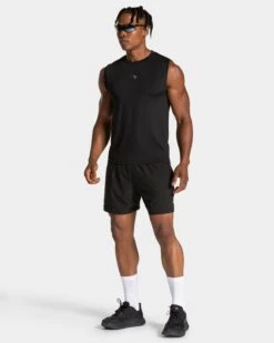 TEVEO Endorphin Tanktop Schwarz - Performance Hybrid Training Top -Teveo Geschaft TEVEO Endorphin Tanktop black 4264 131625