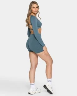 TEVEO Femme Backless Longsleeve Teal - Rückenfraies Damen Sportoberteil 11 TEVEO Femme Backless Longsleeve Teal - Rückenfraies Damen Sportoberteil -Teveo Geschaft TEVEO Femme Backless Longsleeve teal 0058 257061c4 ad59 4b47 a866 2f0ee8349a98