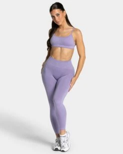 TEVEO Femme Backless BH Lavendel - Sport BH mit Rückenausschnitt -Teveo Geschaft TEVEO Femme Leggings lavendel 0094