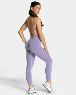 TEVEO Femme Backless BH Lavendel - Sport BH mit Rückenausschnitt -Teveo Geschaft TEVEO Femme Leggings lavendel 0123