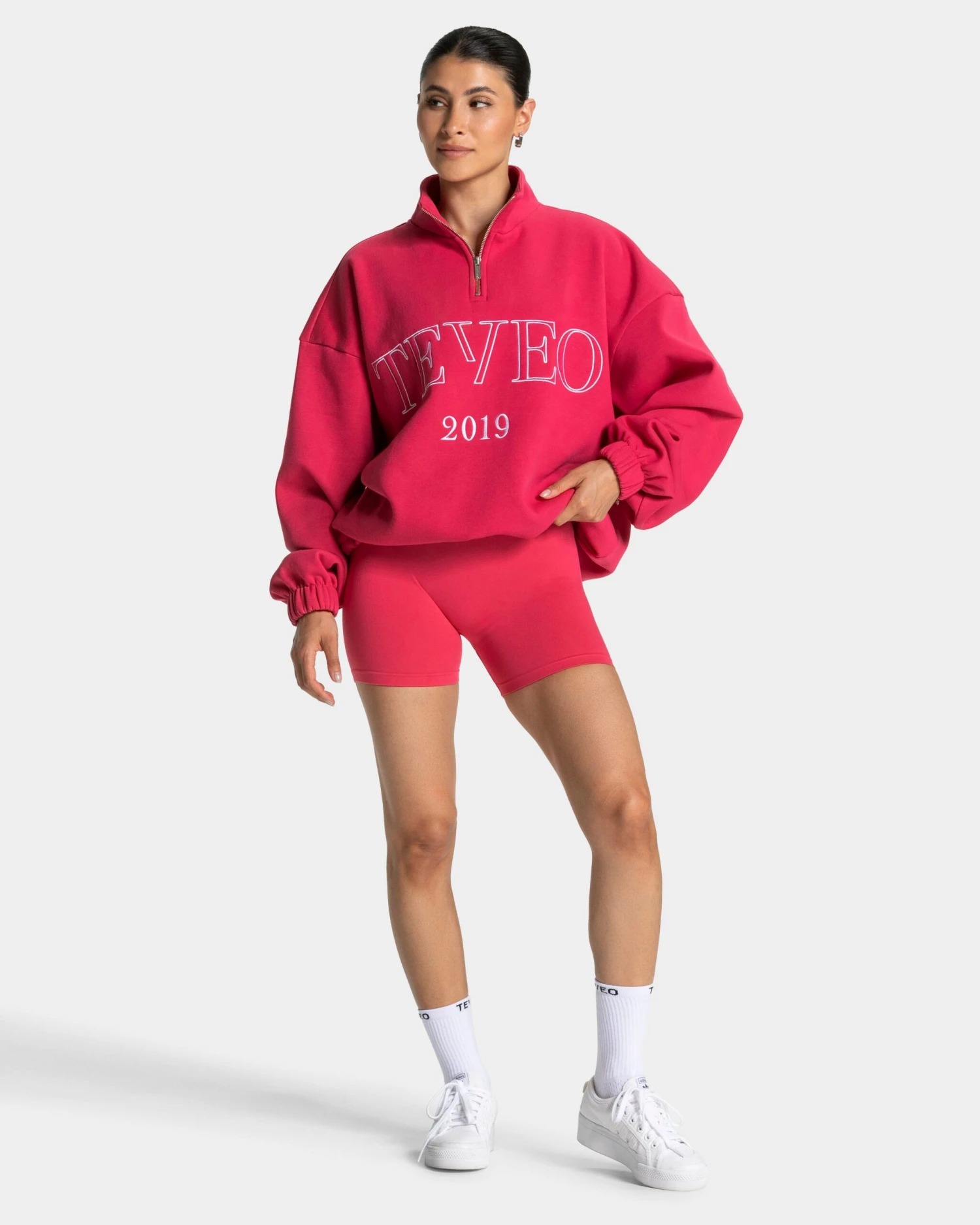 Femme Half Zip Sweater "Berry" 5 Femme Half Zip Sweater "Berry" – Bild 3