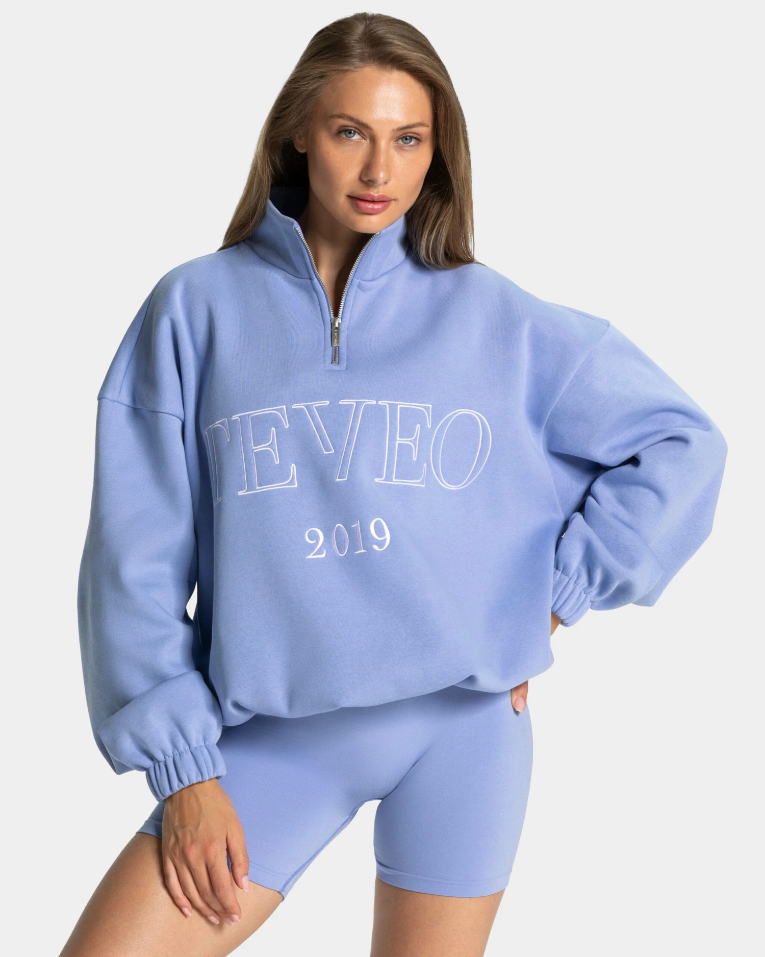 Femme Half Zip Sweater "Frozen" 3 Femme Half Zip Sweater "Frozen"