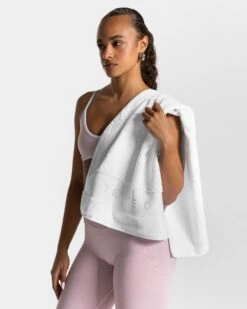 TEVEO Fitness-Handtuch "Weiß"