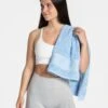 TEVEO Fitness Handtuch "Ice Blue" -Teveo Geschaft TEVEO Handtuch Blau 9381