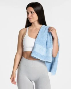 TEVEO Fitness Handtuch "Ice Blue"