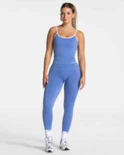 Ignite Cami Top Azure – Elegantes Sporttop mit integriertem BH -Teveo Geschaft TEVEO Ignite Cami Top Azure 1255