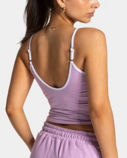 Longline Cami Top with Built-in Bra - Orchid - Ignite Collection -Teveo Geschaft TEVEO Ignite Cami Top Orchid 1497