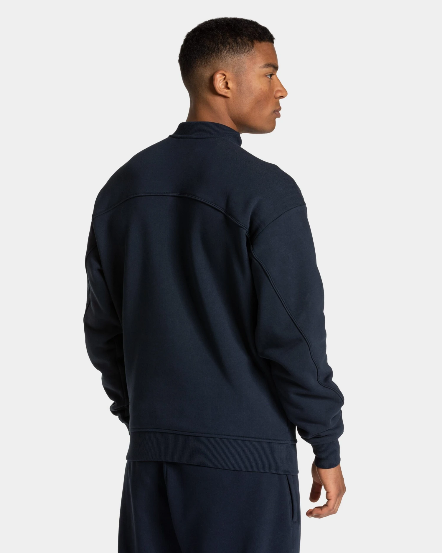 TEVEO Ignite Zip Sweater Men Midnight - Premium Heavyweight Cotton 4 TEVEO Ignite Zip Sweater Men Midnight - Premium Heavyweight Cotton – Bild 2