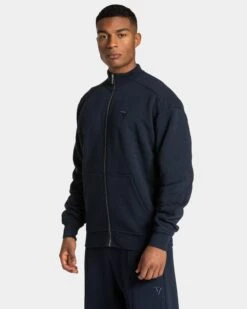 TEVEO Ignite Zip Sweater Men Midnight - Premium Heavyweight Cotton