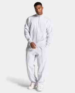 TEVEO Ignite Zip Sweater Herren - Weiß Meliert -Teveo Geschaft TEVEO Ignite Jacke Weiss Meliert 0360