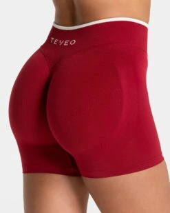 Ignite Sculpt Scrunch Short"Cherry" -Teveo Geschaft TEVEO Ignite Short Cherry 4468