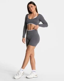 Ignite Sculpt Scrunch Short"Graphit" -Teveo Geschaft TEVEO Ignite Shorts Graphit 5764