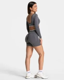 Ignite Sculpt Scrunch Short"Graphit" -Teveo Geschaft TEVEO Ignite Shorts Graphit 5851