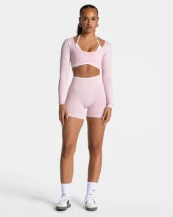 Ignite Sculpt Scrunch Short"Rosa" 9 Ignite Sculpt Scrunch Short"Rosa" -Teveo Geschaft TEVEO Ignite Shorts rosa 2136