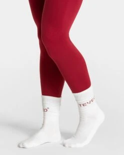 Ignite Off White Valentine Socken - 2er Pack Damen Sportsocken