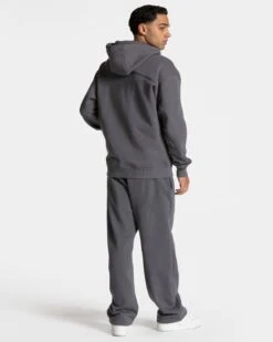 TEVEO Ignite Zip Jacke Herren Graphit - Premium Hoodie mit Reißverschluss -Teveo Geschaft TEVEO Ignite Straight Leg Jogger Graphit 0109