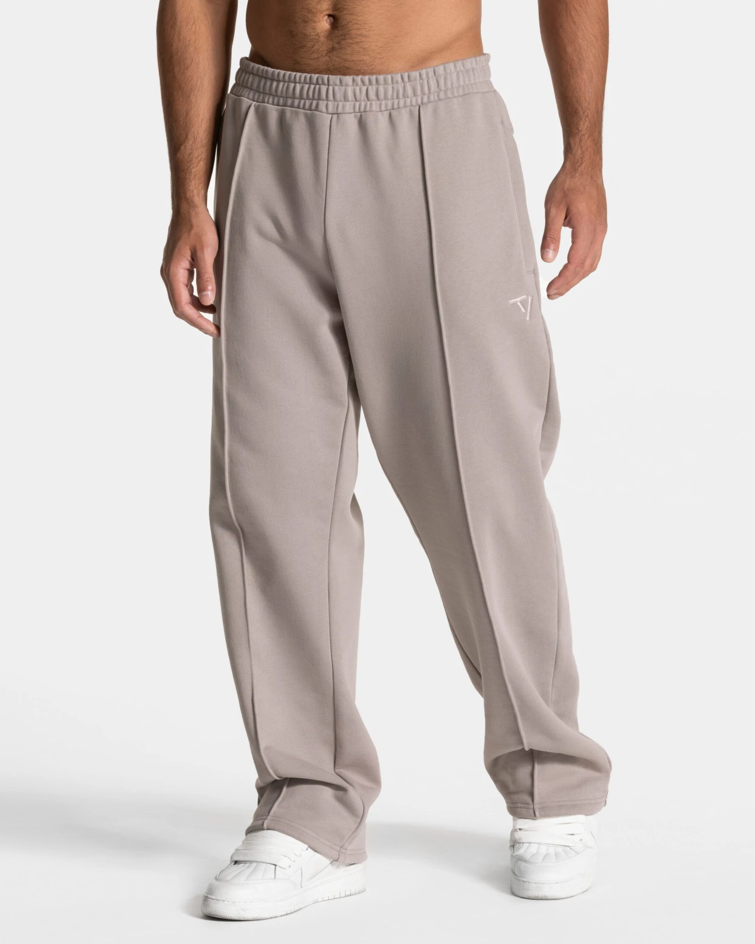 Straight Leg Jogger Stone - Ignite Premium Men's Cotton Sweatpants 3 Straight Leg Jogger Stone - Ignite Premium Men's Cotton Sweatpants