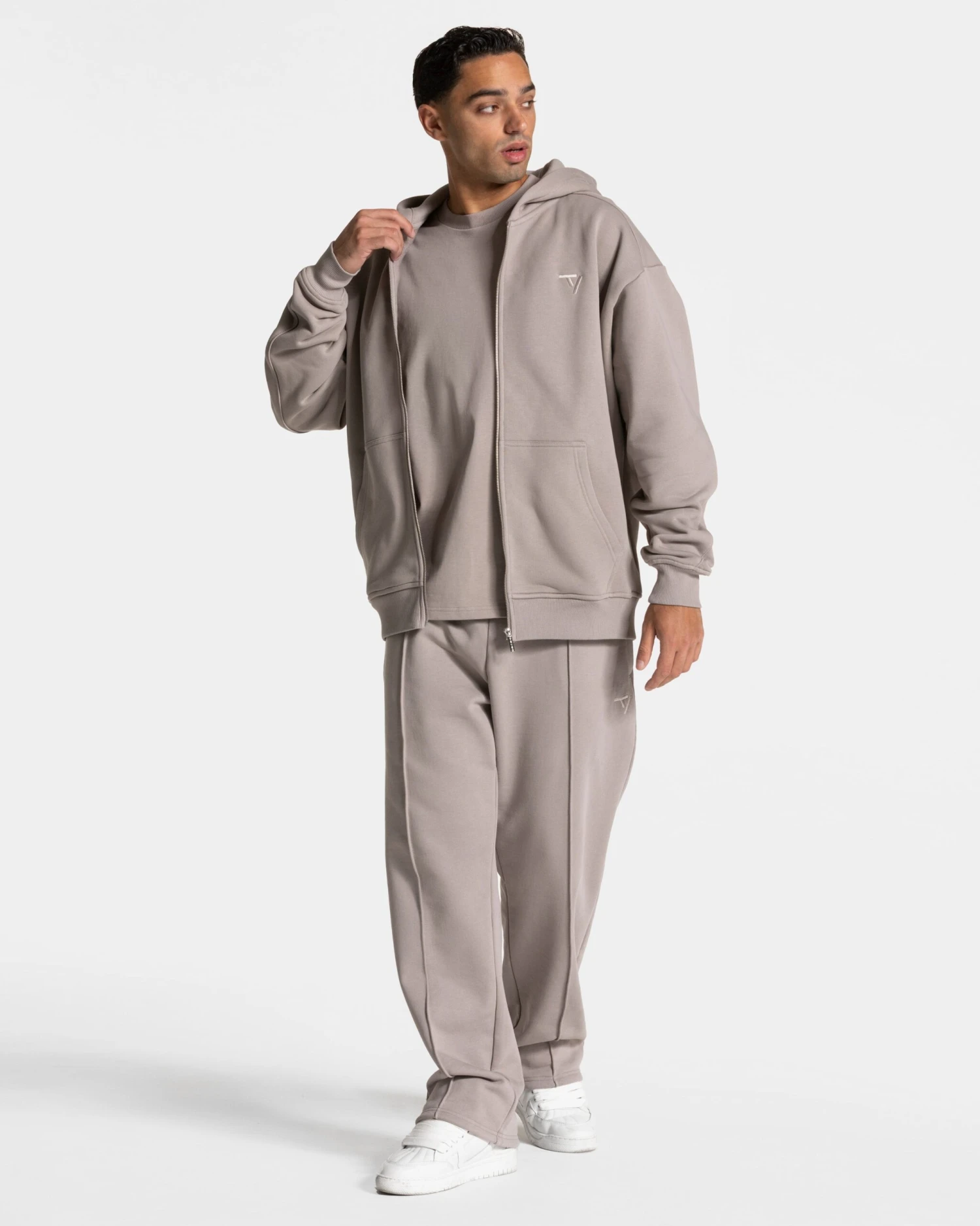 Straight Leg Jogger Stone - Ignite Premium Men's Cotton Sweatpants 5 Straight Leg Jogger Stone - Ignite Premium Men's Cotton Sweatpants – Bild 3