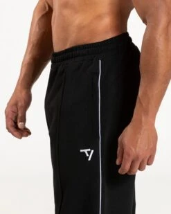 Ignite Straight Leg Jogger - Schwarz/Weiß Premium Trainingshose 10 Ignite Straight Leg Jogger - Schwarz/Weiß Premium Trainingshose -Teveo Geschaft TEVEO Ignite Straight Leg Jogger schwarz 3973
