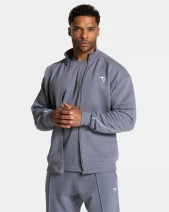 TEVEO Ignite Zip Sweater für Herren - Eisgrau/Weiß