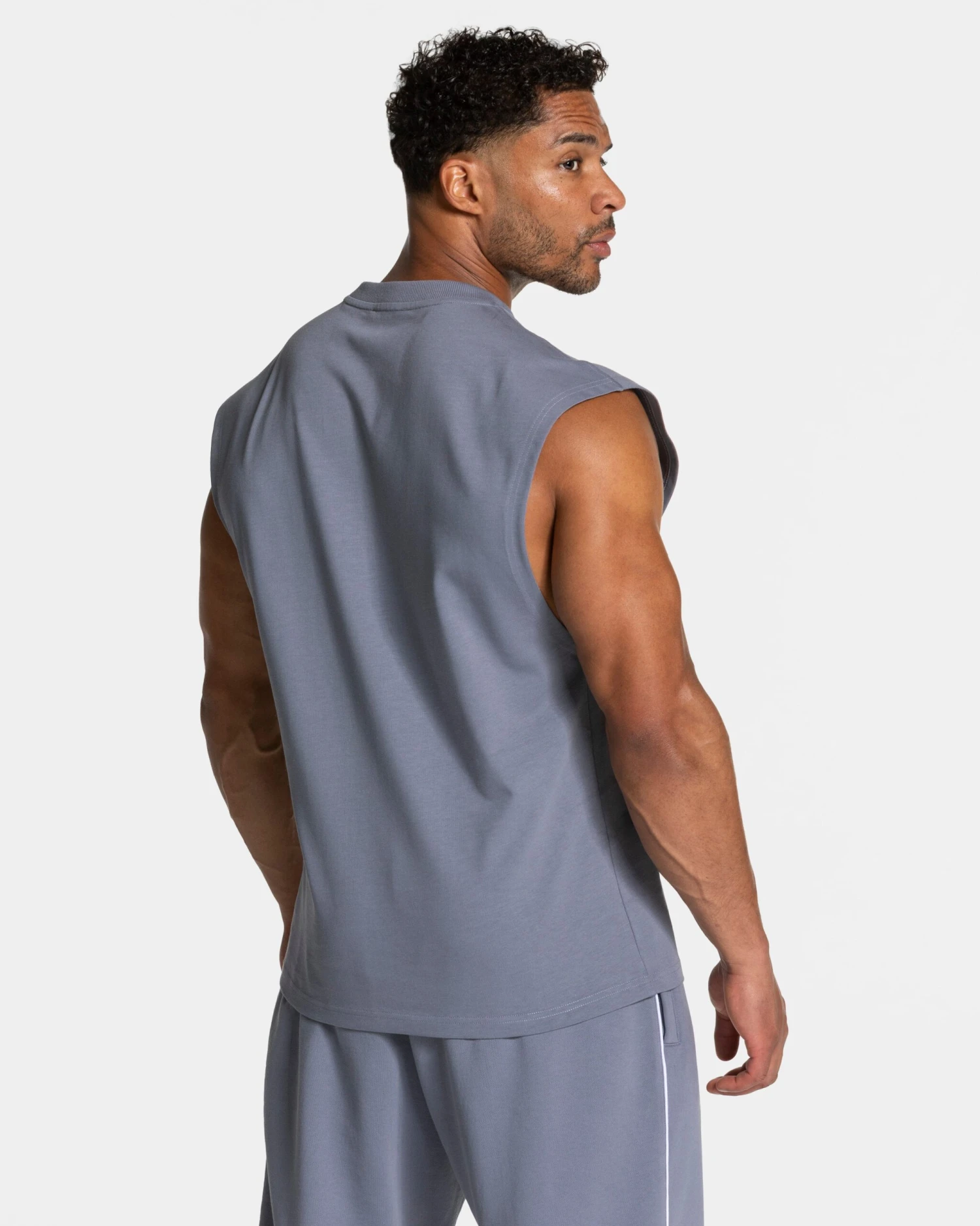 Ignite Oversized Tank Men - Eisgrau Training Shirt 4 Ignite Oversized Tank Men - Eisgrau Training Shirt – Bild 2