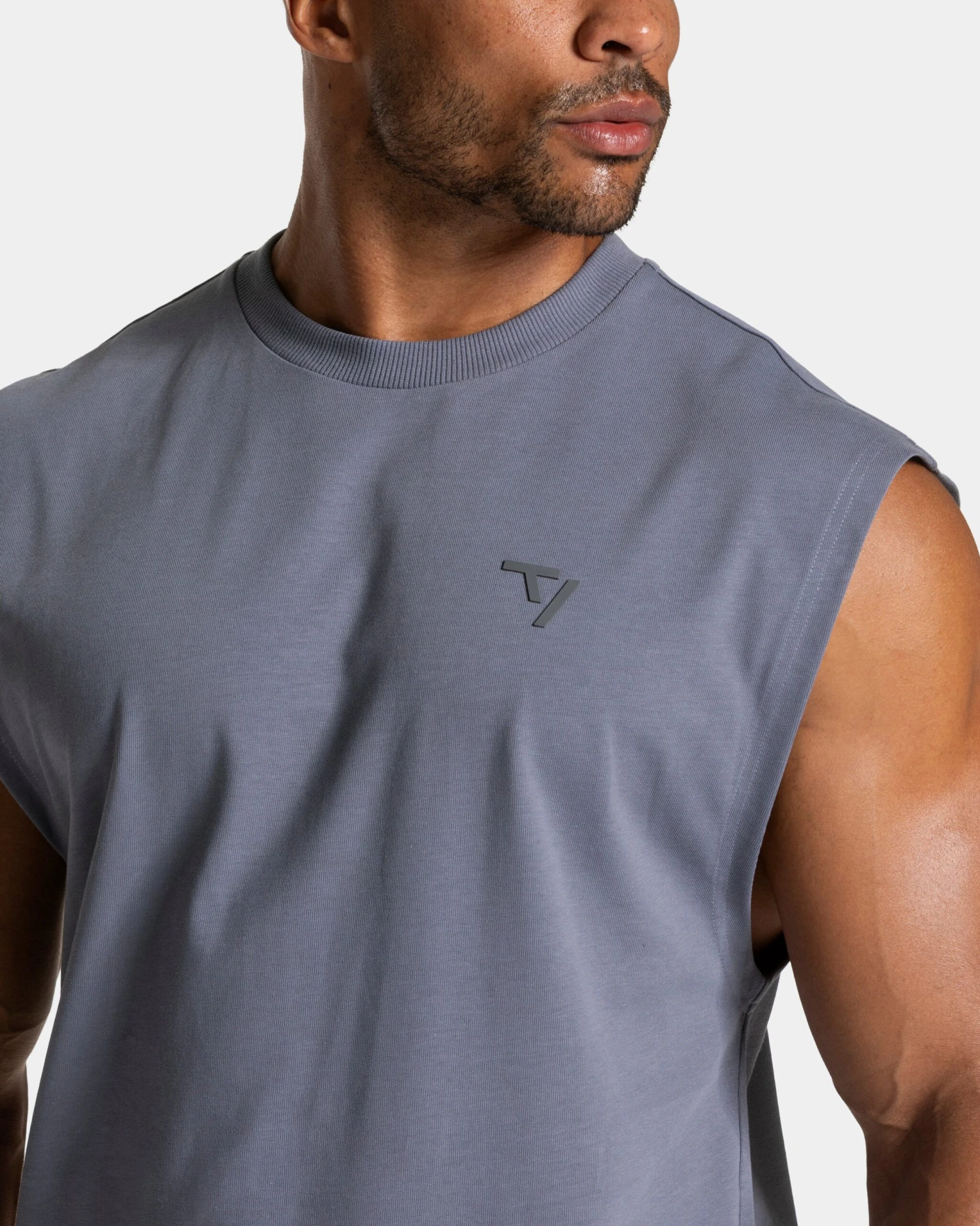 Ignite Oversized Tank Men - Eisgrau Training Shirt 6 Ignite Oversized Tank Men - Eisgrau Training Shirt – Bild 4