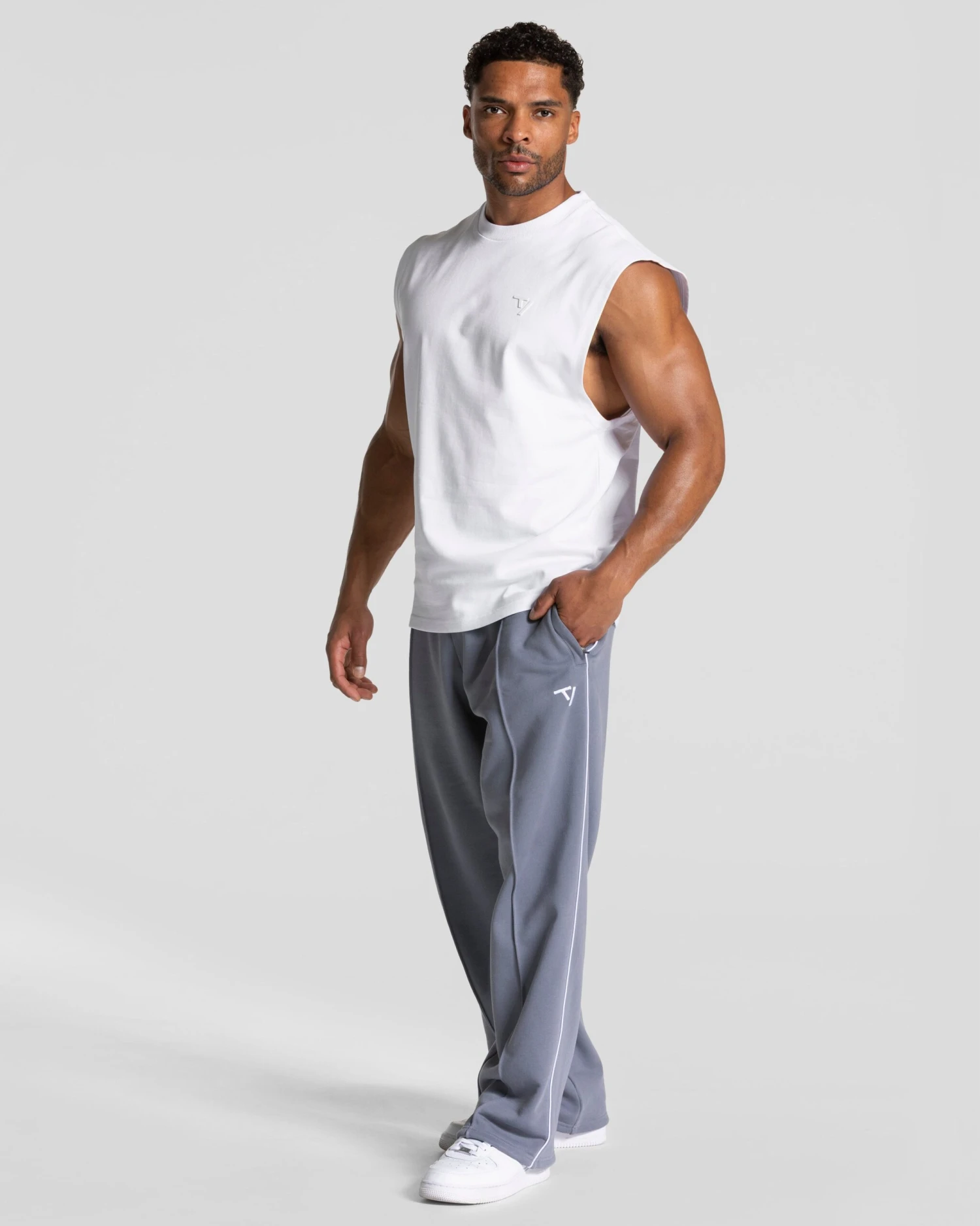 Ignite Oversized Tank Men - Weiß 5 Ignite Oversized Tank Men - Weiß – Bild 3