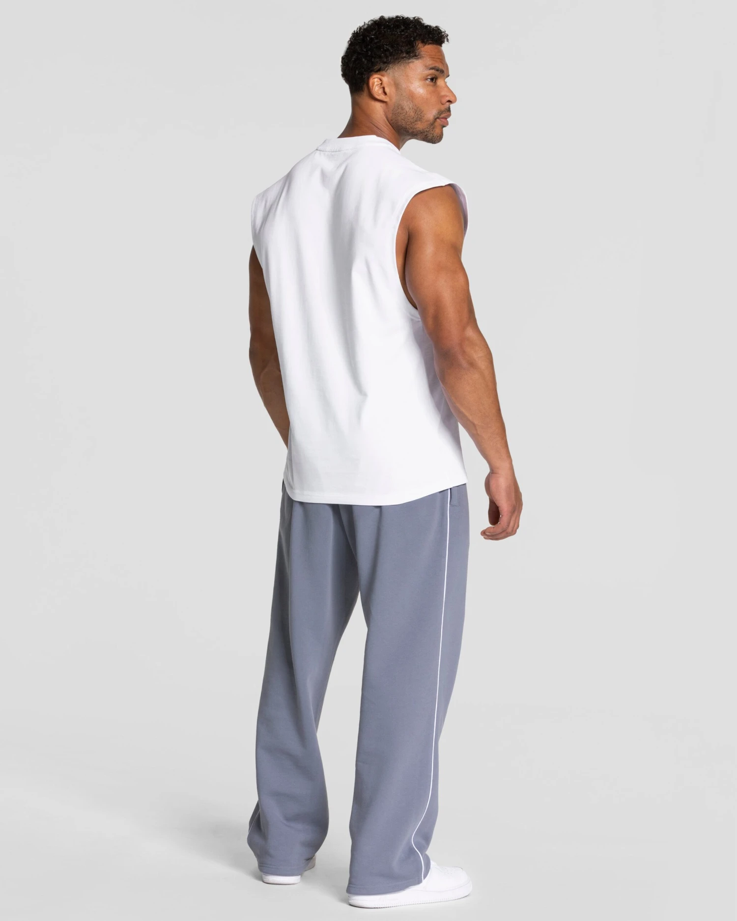 Ignite Oversized Tank Men - Weiß 7 Ignite Oversized Tank Men - Weiß – Bild 5