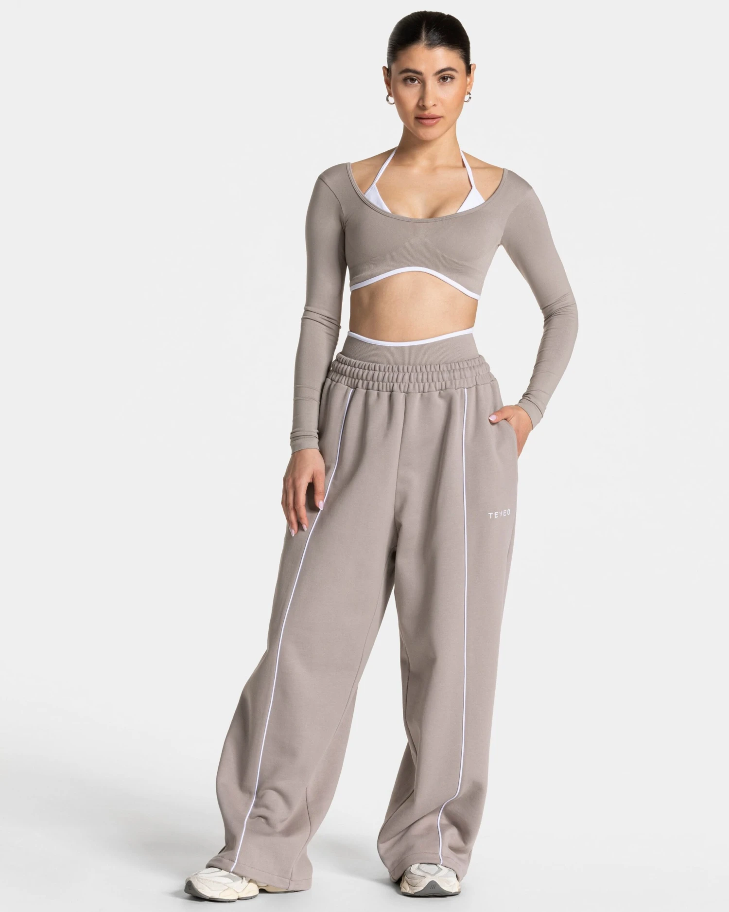 Ignite Wide Leg Jogger"Stone" 5 Ignite Wide Leg Jogger"Stone" – Bild 3