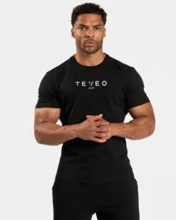 TEVEO Journey Fitted T-Shirt - Schwarz