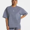 TEVEO Journey Oversized T-Shirt für Damen - Eisgrau 1 TEVEO Journey Oversized T-Shirt für Damen - Eisgrau -Teveo Geschaft TEVEO JRNY Oversized T Shirt eisgrau 3046