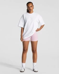 TEVEO Journey Oversized T-Shirt Weiß - Damen Lifestyle Shirt 9 TEVEO Journey Oversized T-Shirt Weiß - Damen Lifestyle Shirt -Teveo Geschaft TEVEO JRNY Oversized T Shirt weiss 3233