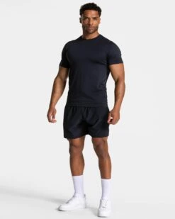 Pace Fitted T-Shirt Midnight - High-Performance Slim Fit Gym Top 9 Pace Fitted T-Shirt Midnight - High-Performance Slim Fit Gym Top -Teveo Geschaft TEVEO PACE Fitted T Shirt midnight 4617