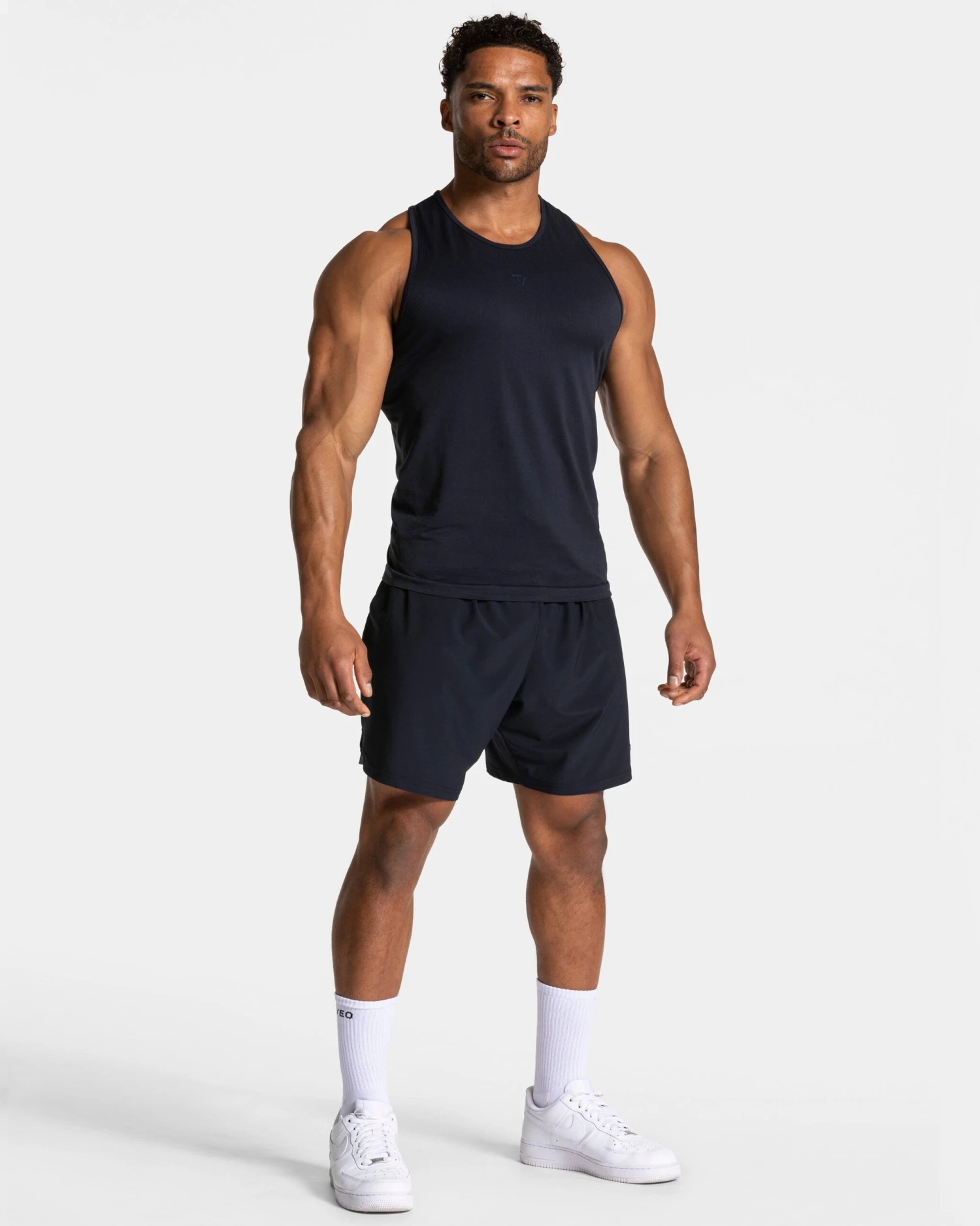 Pace Fitted Tank Midnight | Men's Seamless Performance Tank Top 5 Pace Fitted Tank Midnight | Men's Seamless Performance Tank Top – Bild 3