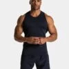 Pace Fitted Tank Midnight | Men's Seamless Performance Tank Top -Teveo Geschaft TEVEO PACE Fitted Tank midnight 4850