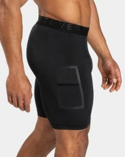 TEVEO Pace Half Tight Schwarz – Performance Trainingstight für Herren -Teveo Geschaft TEVEO Pace Half Thight schwarz 1097