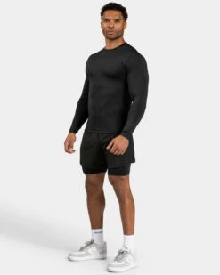 TEVEO Pace Half Tight Schwarz – Performance Trainingstight für Herren -Teveo Geschaft TEVEO Pace Longsleeve schwarz 1287 4ad657c1 a92b 4b12 8c49 93d81178b713