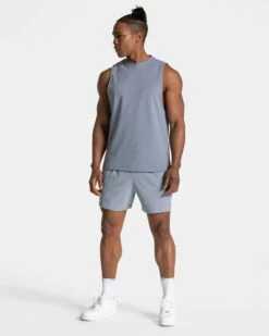 Pace Short 5 Inch Grau - Funktionale Sportshorts für Herren -Teveo Geschaft TEVEO Pace Shorts 5inch Grau 2166