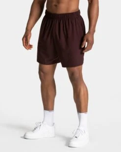 Pace 5-Inch Performance Training Shorts - Merlot