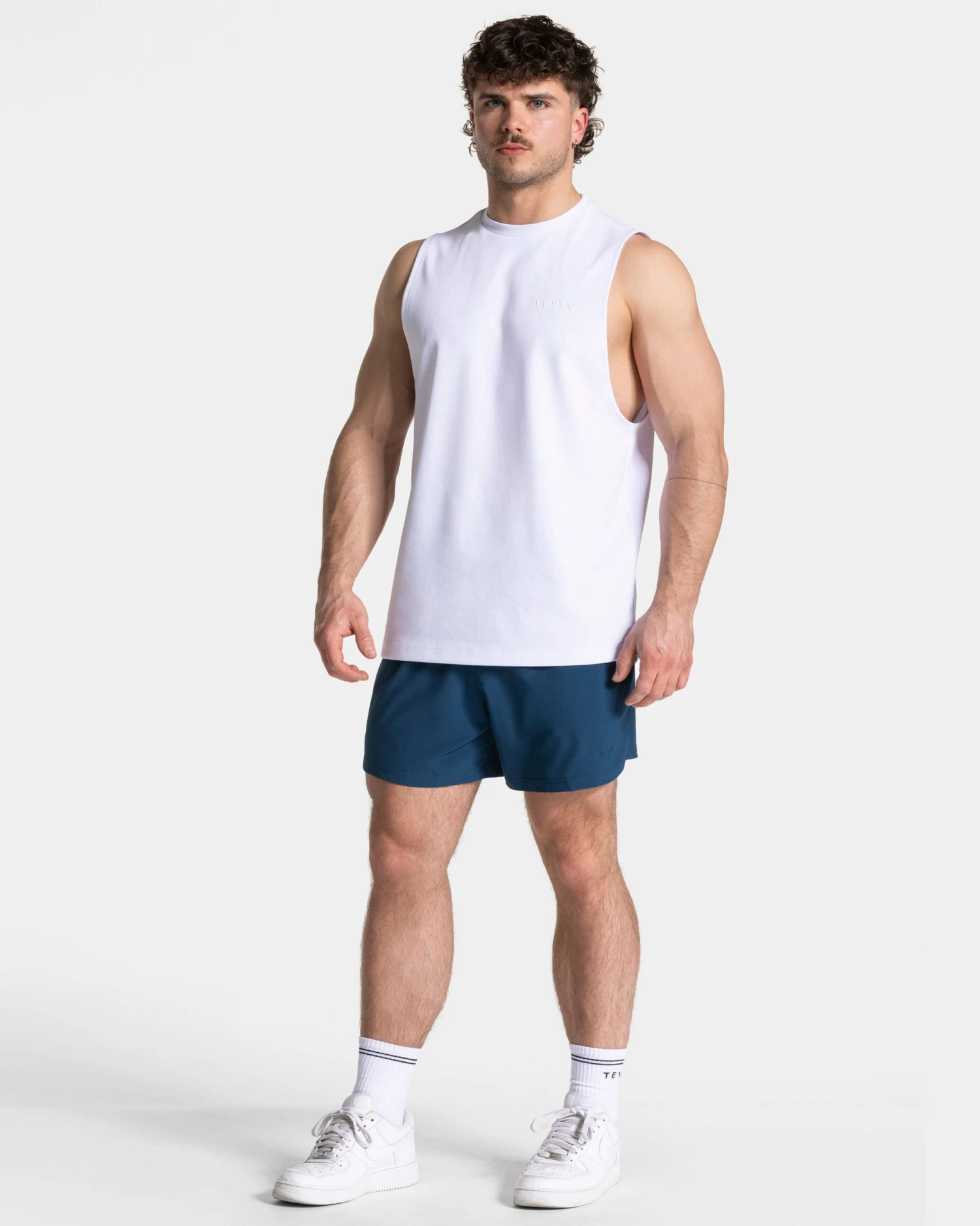 5-Inch Men's Athletic Workout Shorts - Navy Blue Performance Training Shorts 5 5-Inch Men's Athletic Workout Shorts - Navy Blue Performance Training Shorts – Bild 3