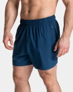 5-Inch Men's Athletic Workout Shorts - Navy Blue Performance Training Shorts 10 5-Inch Men's Athletic Workout Shorts - Navy Blue Performance Training Shorts -Teveo Geschaft TEVEO Pace Shorts 5inch Navy 2862