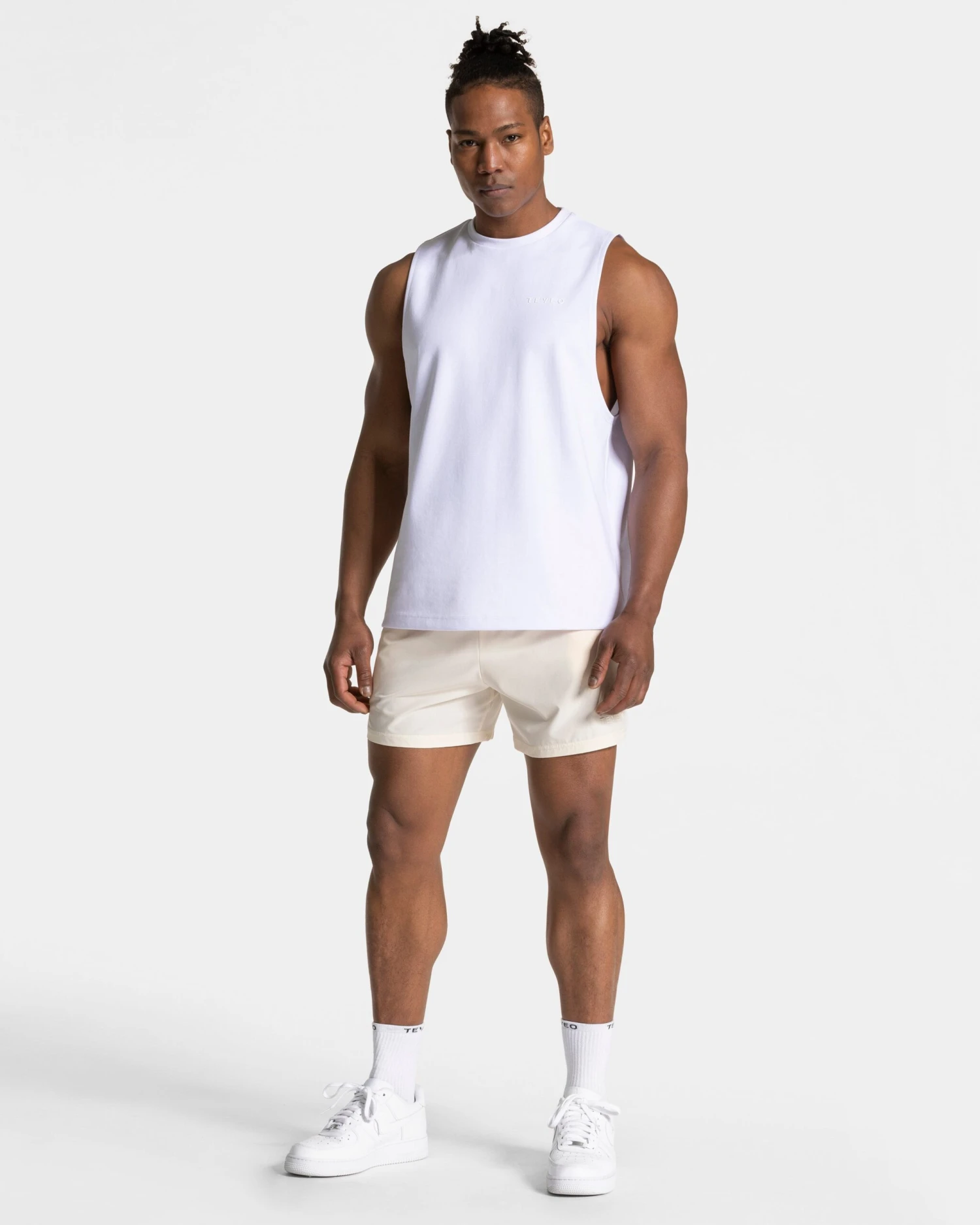 Pace 5 Inch Short Off White – Performance Trainingsshorts für Herren 5 Pace 5 Inch Short Off White – Performance Trainingsshorts für Herren – Bild 3