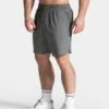 Pace 7 Inch Herren Trainingsshorts in Graphit – Performance & Style 1 Pace 7 Inch Herren Trainingsshorts in Graphit – Performance & Style -Teveo Geschaft TEVEO Pace Shorts 7inch Graphit 3095