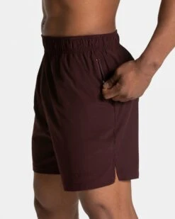 Pace Herren 7 Inch Sport Shorts Merlot - Funktionale Trainingsshorts mit Reißverschlusstaschen 10 Pace Herren 7 Inch Sport Shorts Merlot - Funktionale Trainingsshorts mit Reißverschlusstaschen -Teveo Geschaft TEVEO Pace Shorts 7inch Merlot 3299