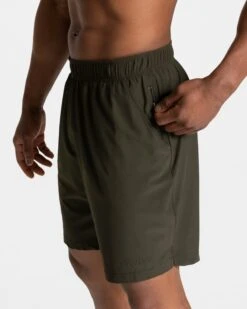 Men's 9" Pace Training Shorts - Khaki High-Performance Gym Shorts 10 Men's 9" Pace Training Shorts - Khaki High-Performance Gym Shorts -Teveo Geschaft TEVEO Pace Shorts 9inch Khaki 4003
