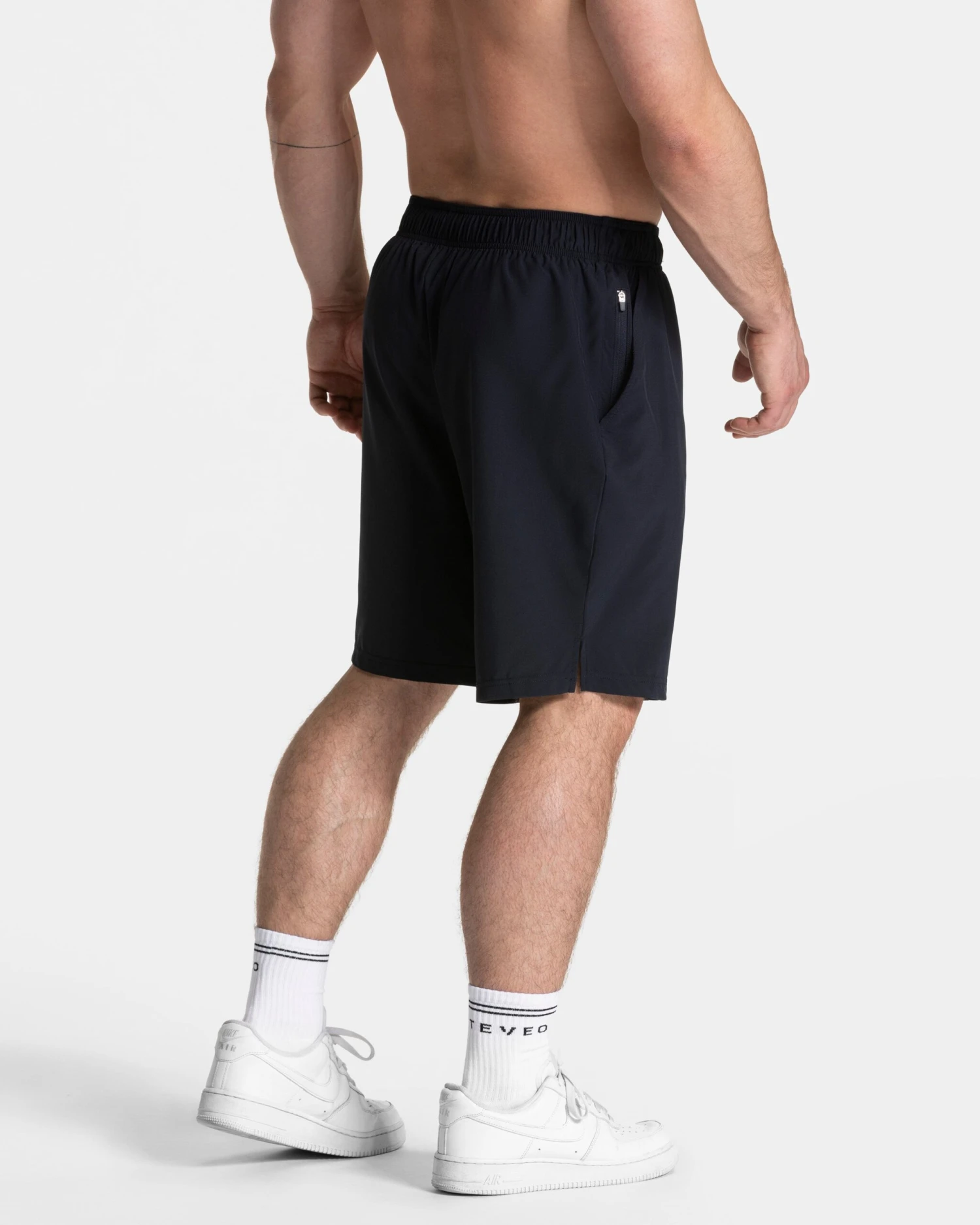 Men's 9-Inch Athletic Training Shorts - Pace Midnight 4 Men's 9-Inch Athletic Training Shorts - Pace Midnight – Bild 2