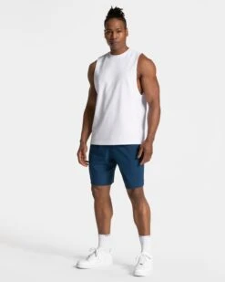 Pace 9-Inch Athletic Training Shorts with Secure Zipper Pockets - Navy -Teveo Geschaft TEVEO Pace Shorts 9inch Navy 4242