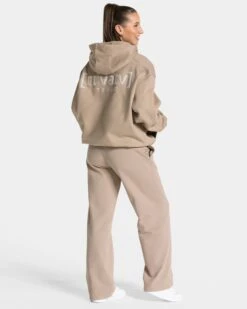 RI’VAIV Oversized Hoodie "Taupe" -Teveo Geschaft TEVEO RI VAIV Hoodie taupe 6037