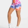 Tie Dye Scrunch Short "Hot" 1 Tie Dye Scrunch Short "Hot" -Teveo Geschaft TEVEO Tie Dye Short hot 0106