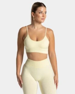 Timeless Pro Sports Bra - Butter Yellow - Medium Support